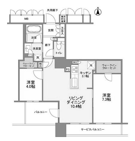 物件○○の間取り図