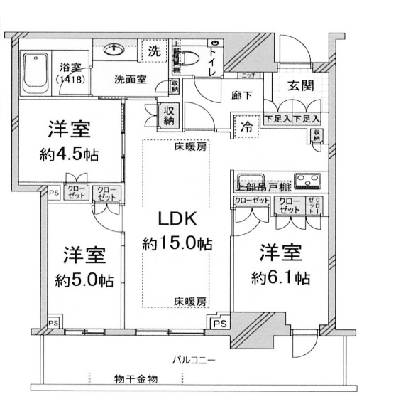 物件○○の間取り図