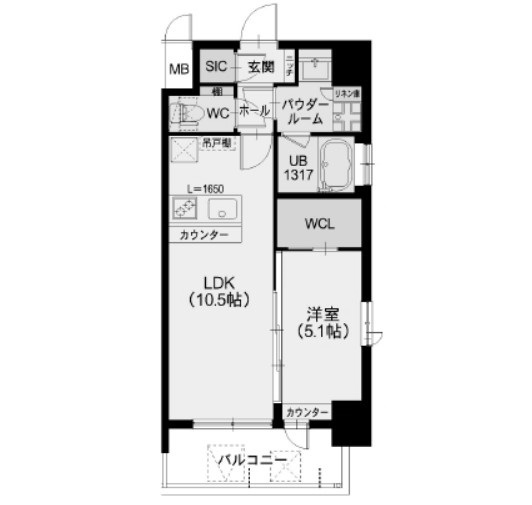 物件○○の間取り図