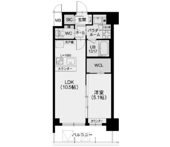 物件○○の間取り図