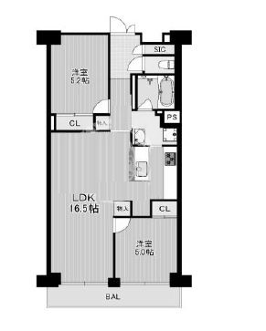 物件○○の間取り図