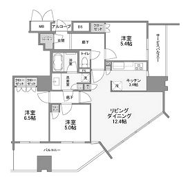 物件○○の間取り図