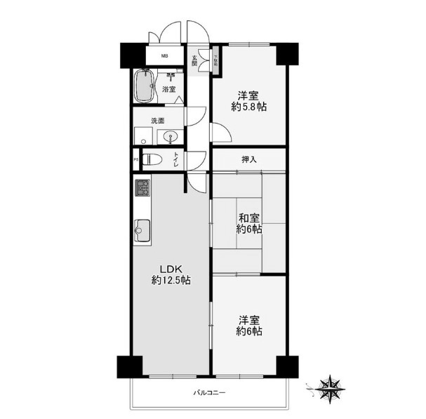 物件○○の間取り図