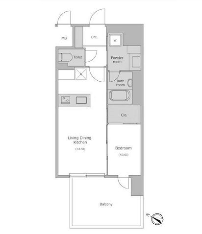 物件○○の間取り図