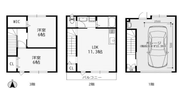 物件○○の間取り図