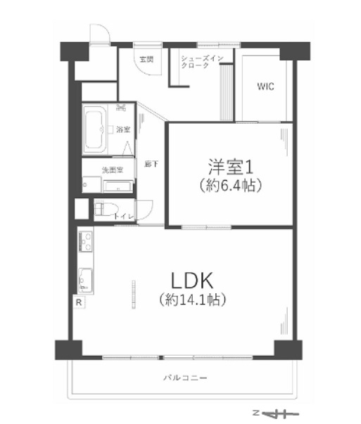 物件○○の間取り図