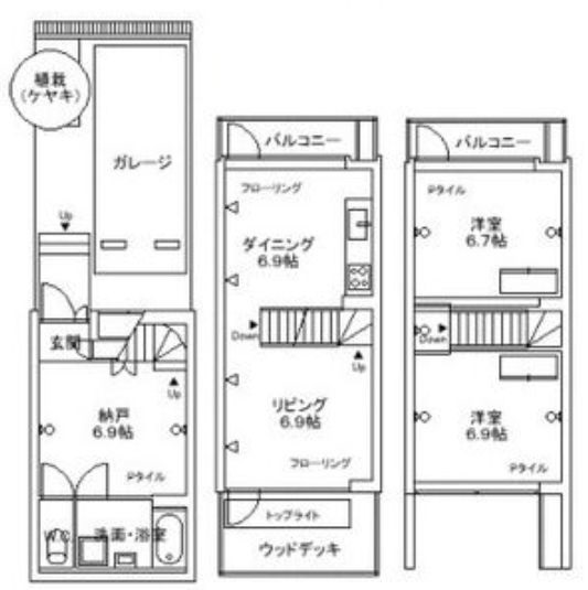 物件○○の間取り図