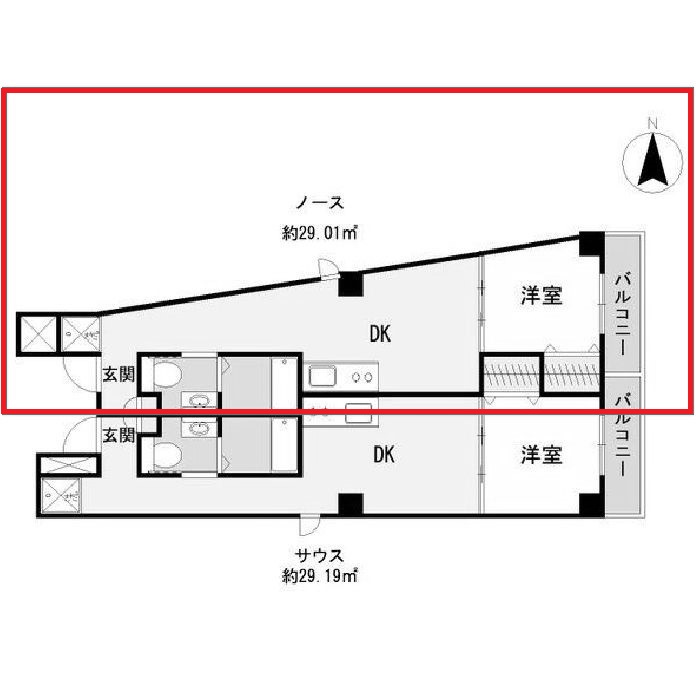 物件○○の間取り図