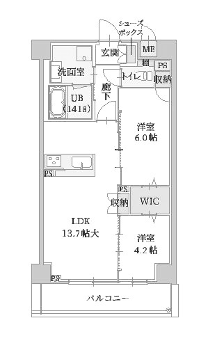 物件○○の間取り図