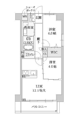 物件○○の間取り図