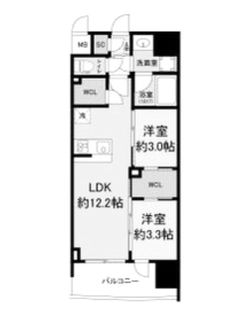 物件○○の間取り図