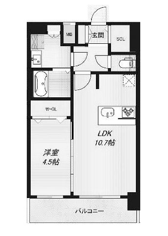 物件○○の間取り図