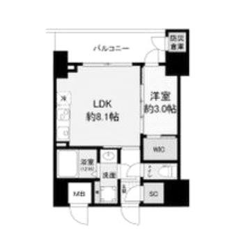 物件○○の間取り図