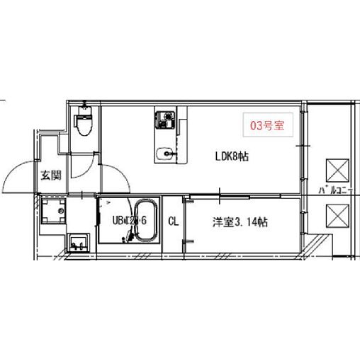 物件○○の間取り図