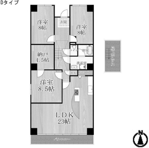 物件○○の間取り図