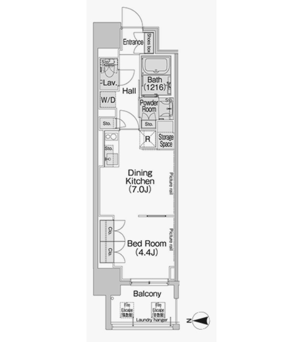 物件○○の間取り図