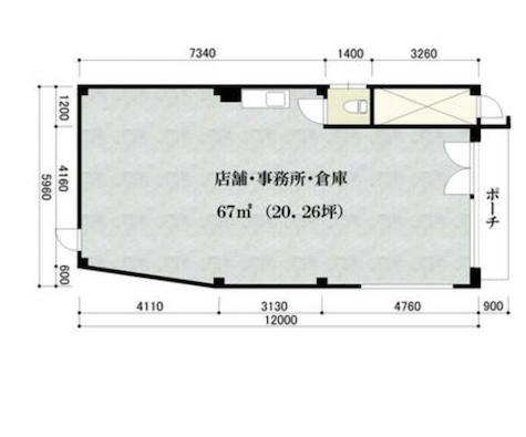 物件○○の間取り図