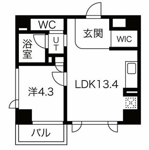 物件○○の間取り図