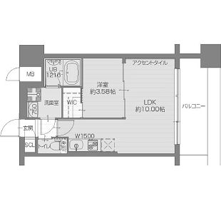 物件○○の間取り図