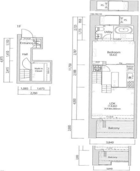 物件○○の間取り図