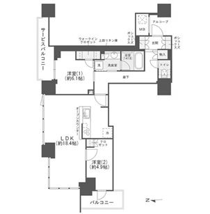 物件○○の間取り図