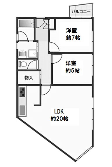 物件○○の間取り図