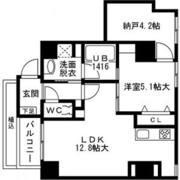 物件○○の間取り図