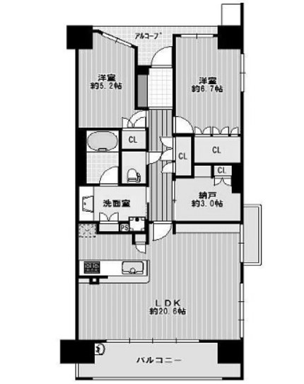 物件○○の間取り図