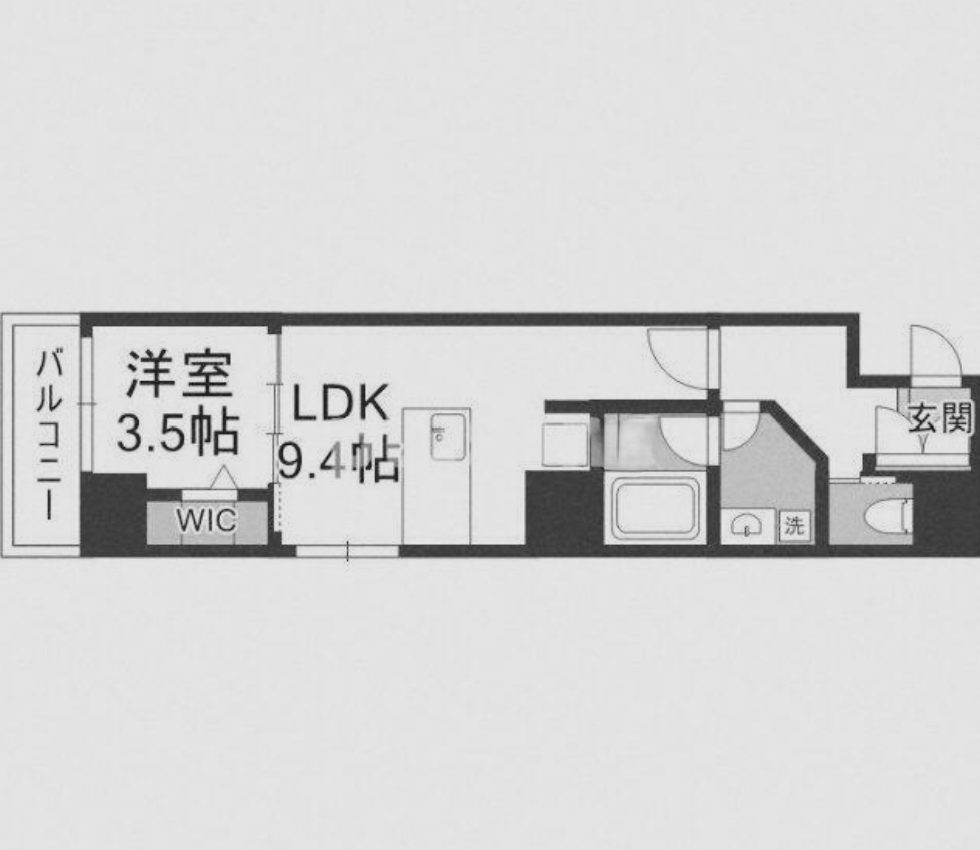 物件○○の間取り図