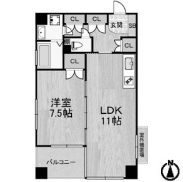 物件○○の間取り図