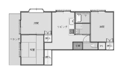 物件○○の間取り図