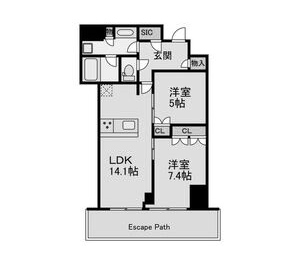 物件○○の間取り図