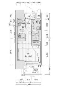 物件○○の間取り図