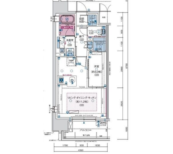 物件○○の間取り図