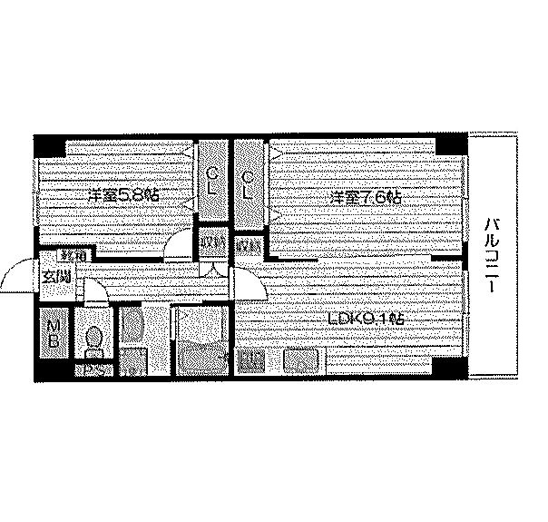 物件○○の間取り図