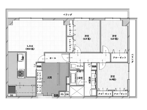 物件○○の間取り図