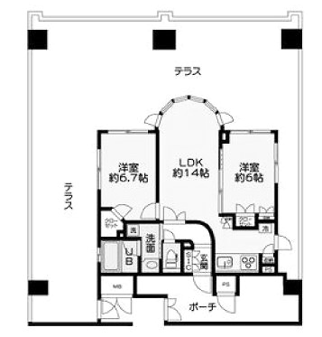 物件○○の間取り図