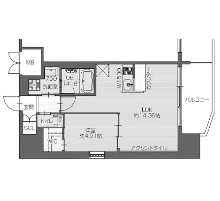 物件○○の間取り図