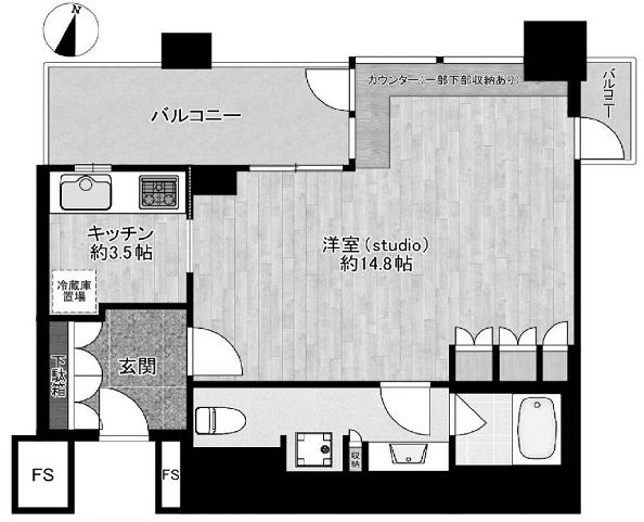 物件○○の間取り図