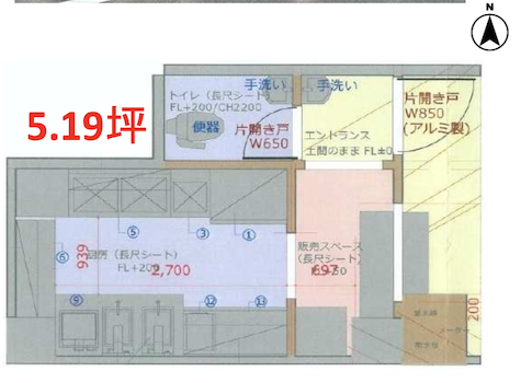 物件○○の間取り図