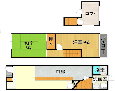 物件○○の間取り図