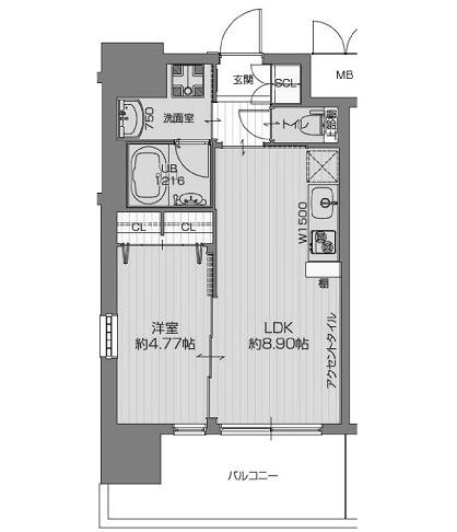 物件○○の間取り図