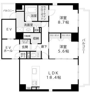 物件○○の間取り図