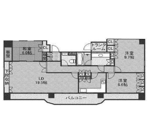 物件○○の間取り図