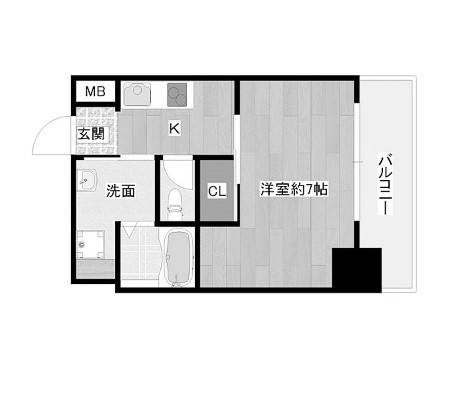 物件○○の間取り図