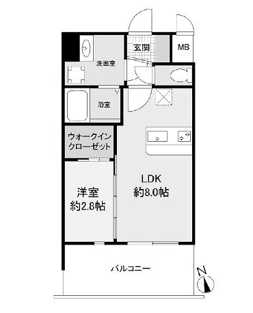 物件○○の間取り図