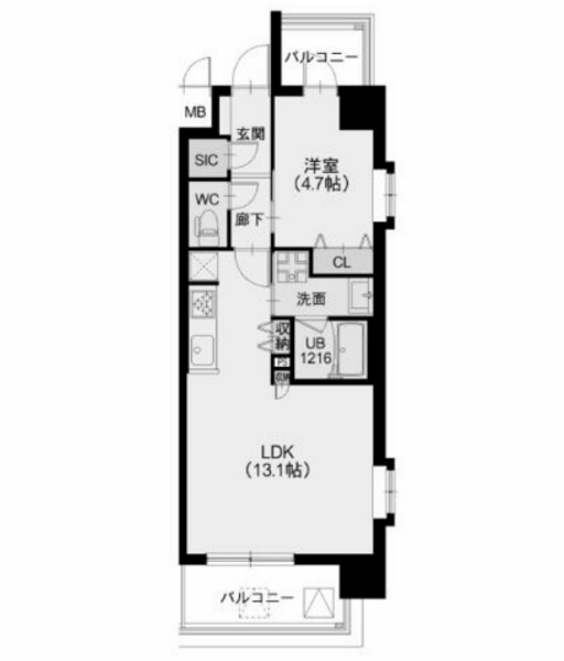 物件○○の間取り図