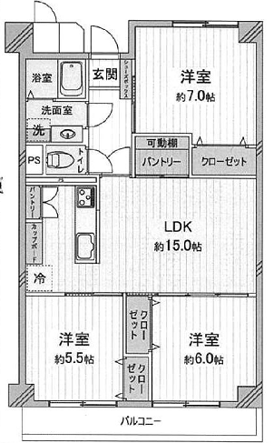 物件○○の間取り図