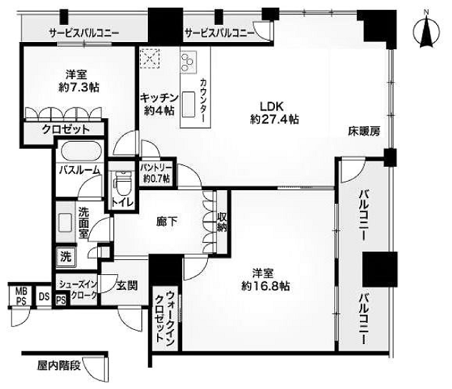 物件○○の間取り図