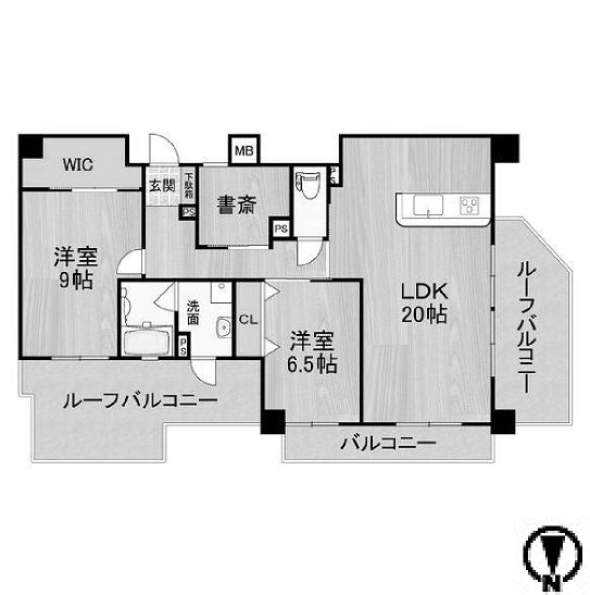 物件○○の間取り図